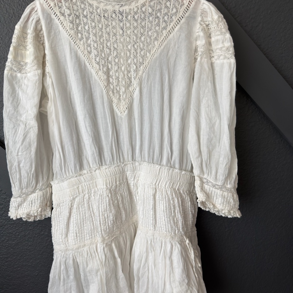 LoveShackFancy Ivory dress